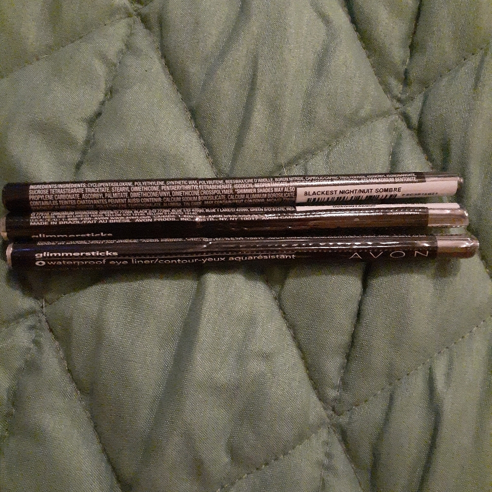 3 Glimmersticks Waterproof Eyeliner Blackest Night